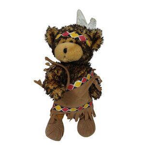 Sugar Loaf Southwestern Brown Teddy Bear Stuffed Animal Plush Toy Ages 3 and Up